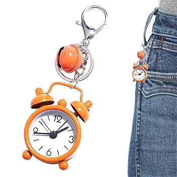 Amazon.co.jp: ミニ目覚まし時計キーホルダー - キーホルダー